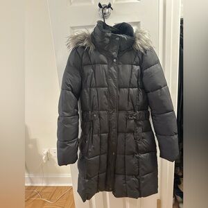 Ralph Lauren Women’s Grey Long Puffer Coat